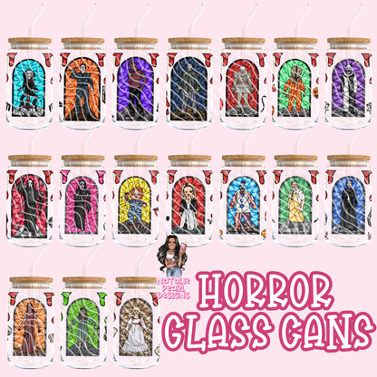 Horror Glass Cans