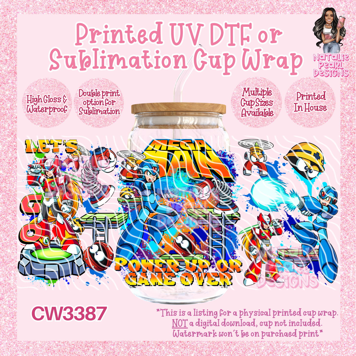CW3387 UV DTF/SUB Cup Wraps