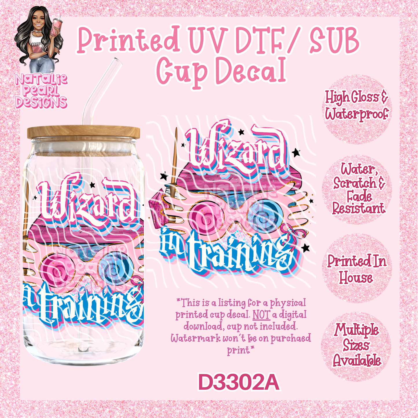 D3302A UV DTF/Sub Decal