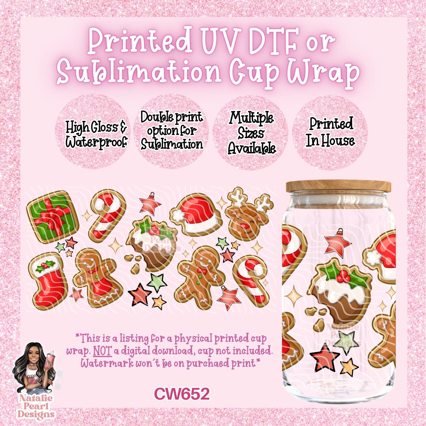 CW652 UV DTF/SUB Cup Wrap