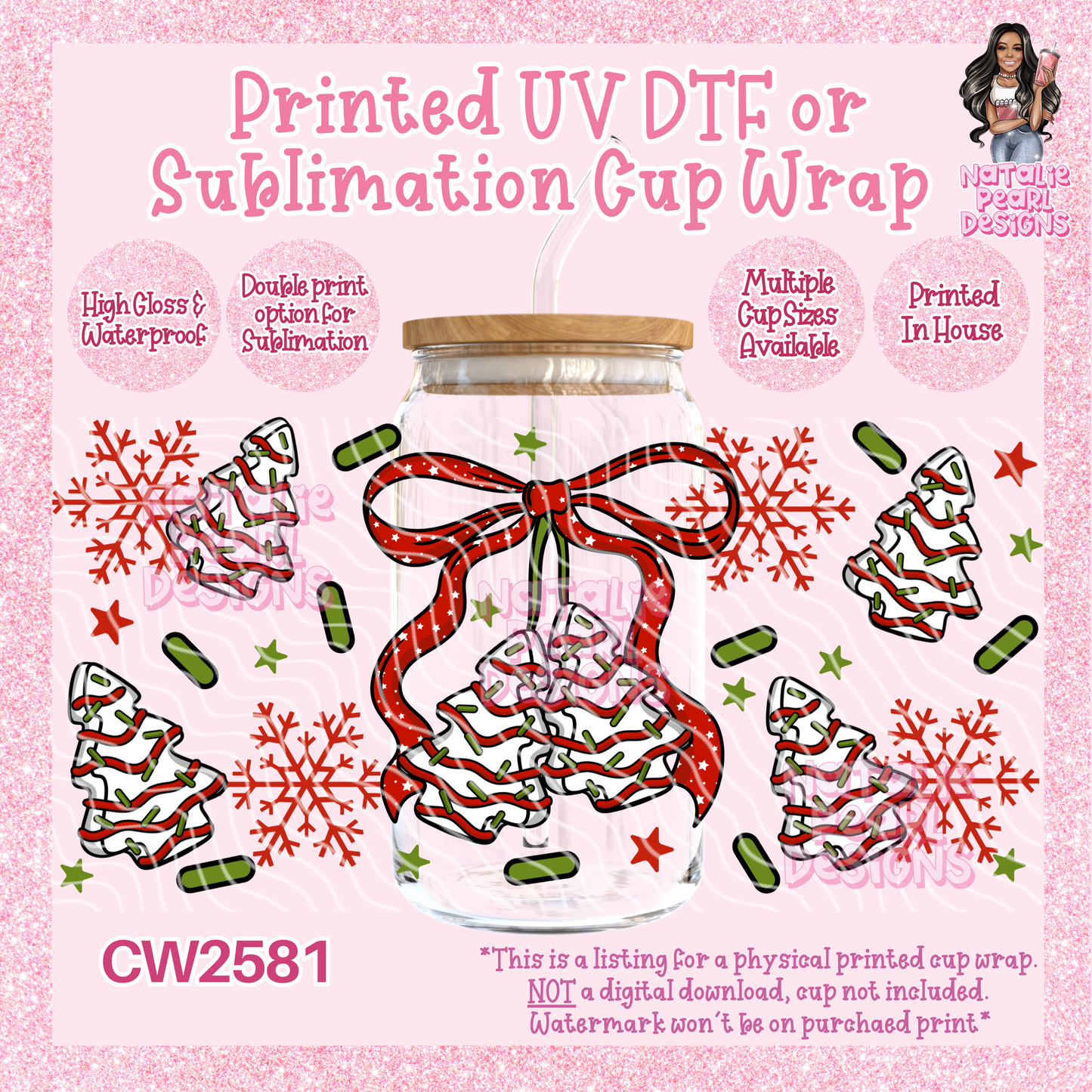 CW2581 UV DTF/SUB Cup Wraps