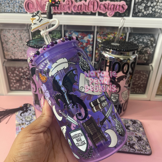 Fourth Wing Glass Can