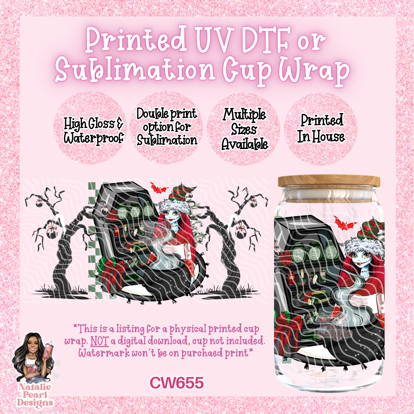CW655 UV DTF/SUB Cup Wrap