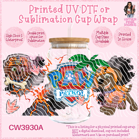 CW3930A UV DTF/SUB Cup Wraps
