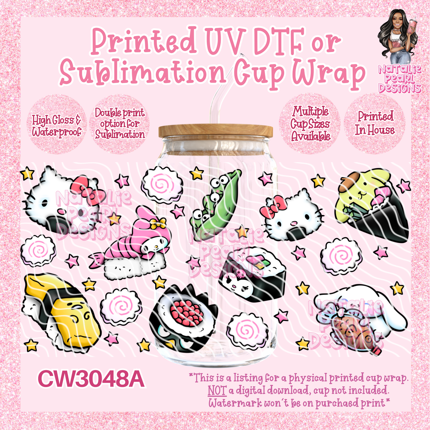 CW3048A UV DTF/SUB Cup Wraps