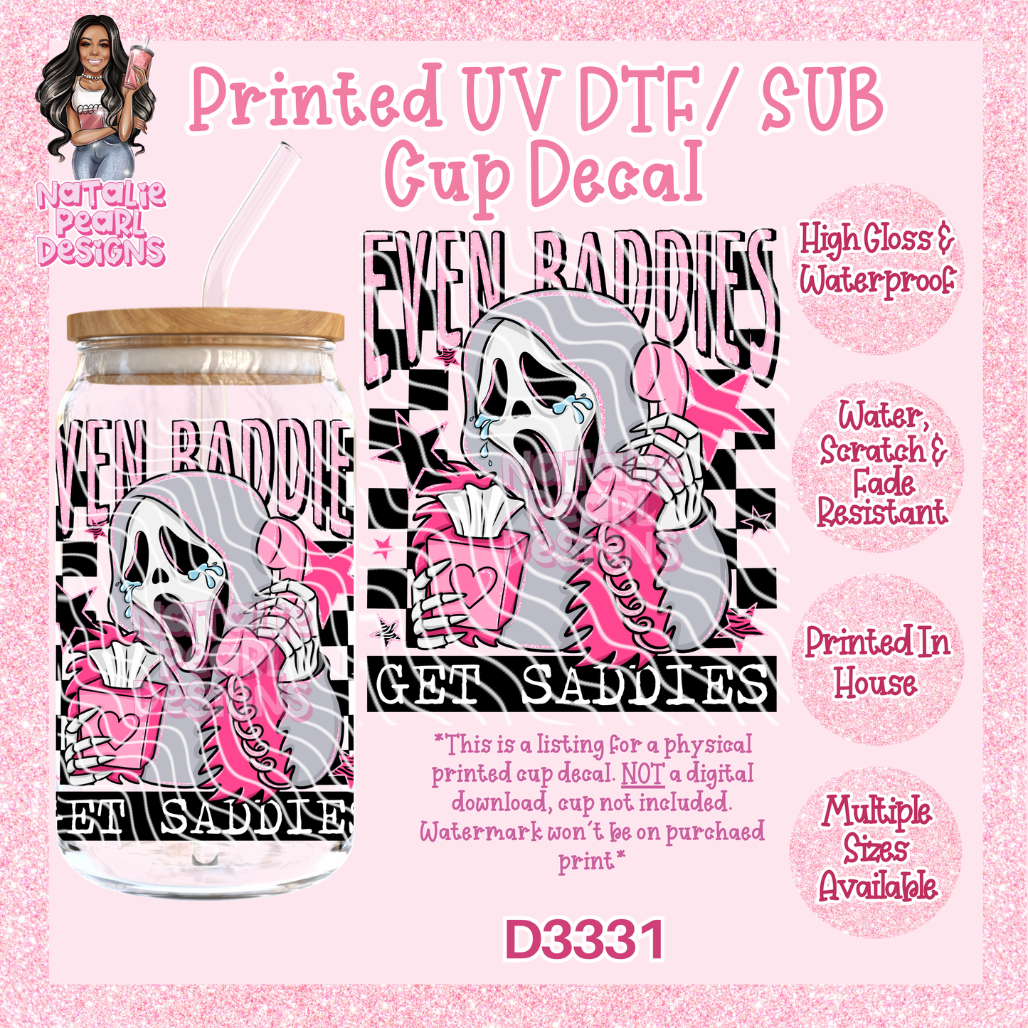 D3331 UV DTF/Sub Decal