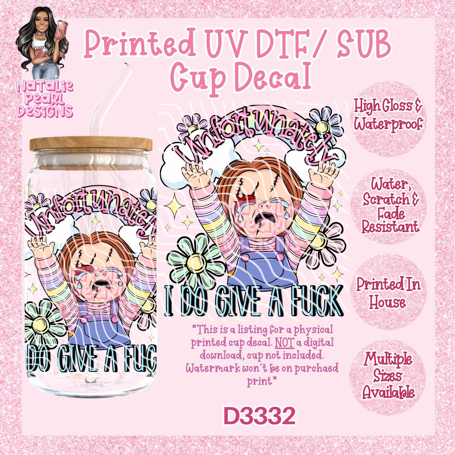 D3332 UV DTF/Sub Decal