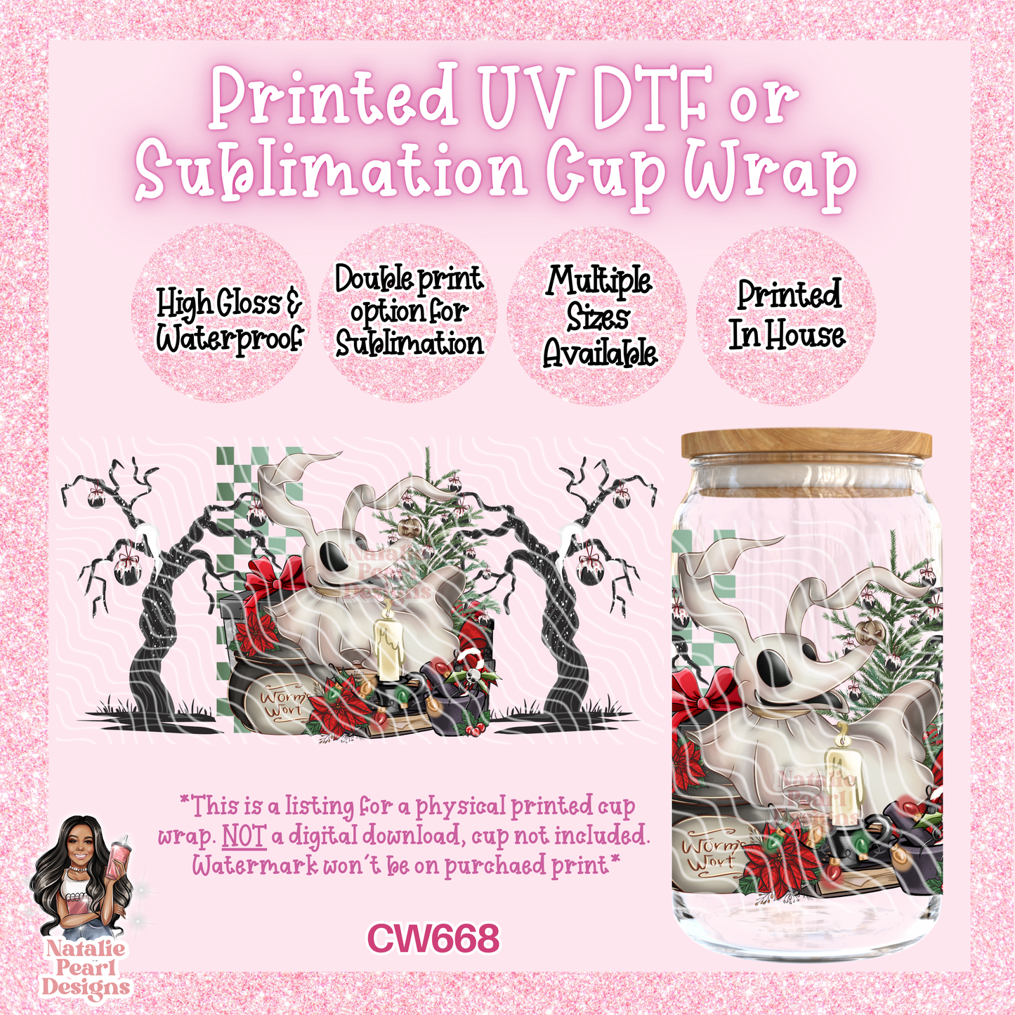 CW668 UV DTF/SUB Cup Wrap