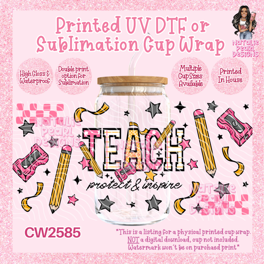 CW2585 UV DTF/SUB Cup Wraps