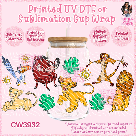 CW3932 UV DTF/SUB Cup Wraps