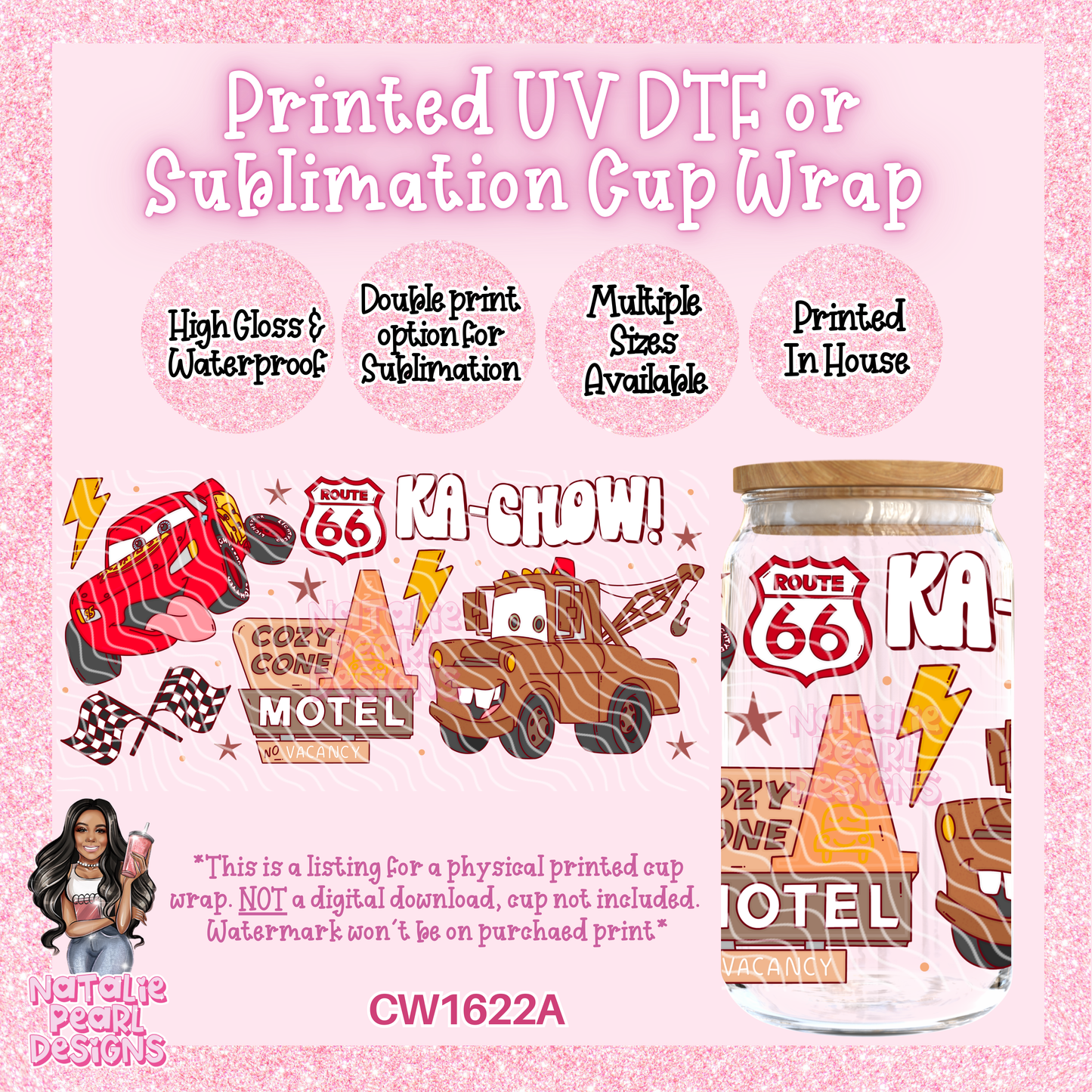 CW1622A UV DTF/SUB Cup Wraps