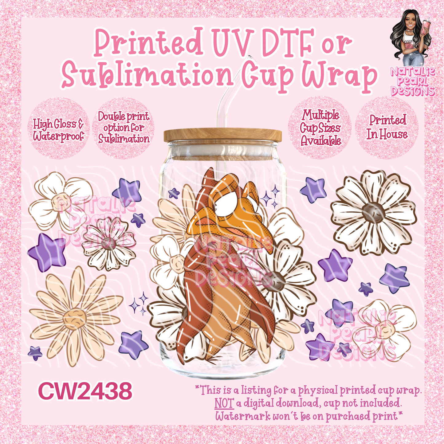 CW2438 UV DTF/SUB Cup Wraps