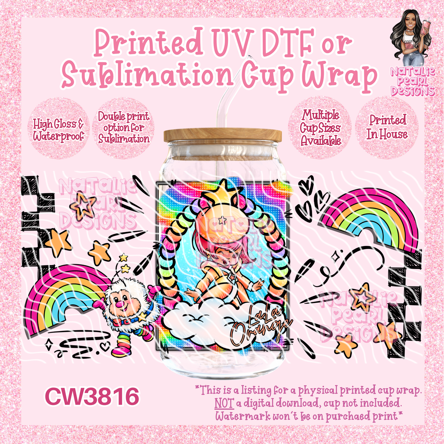 CW3816 UV DTF/SUB Cup Wraps