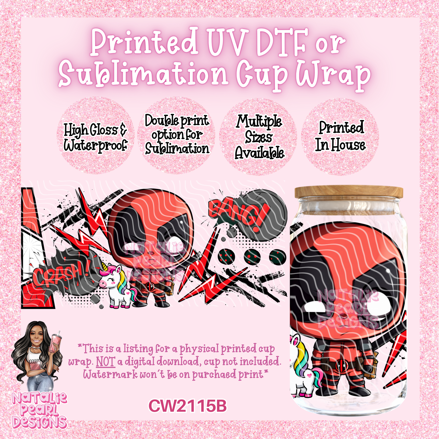 CW2115B UV DTF/SUB Cup Wraps
