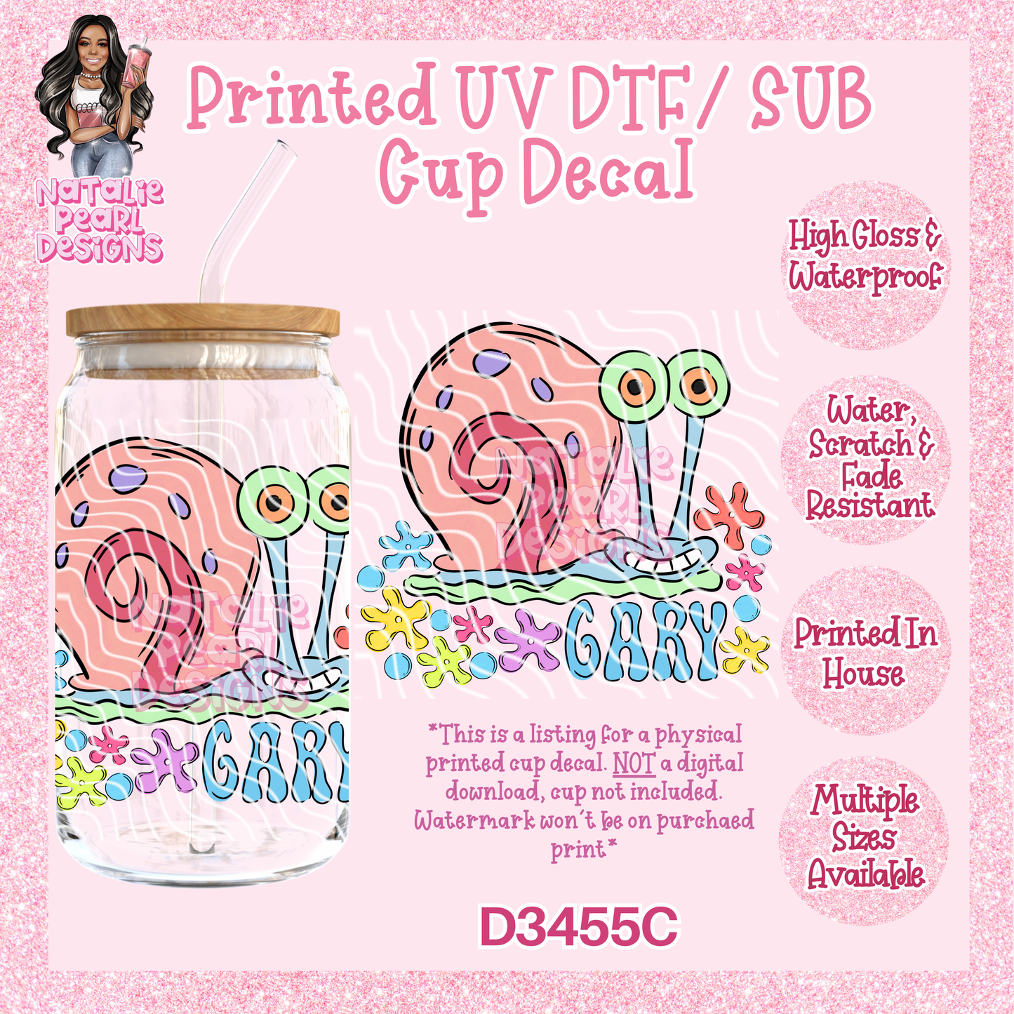 D3455C UV DTF/Sub Decal