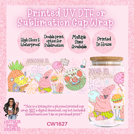 CW1627 UV DTF/SUB Cup Wraps