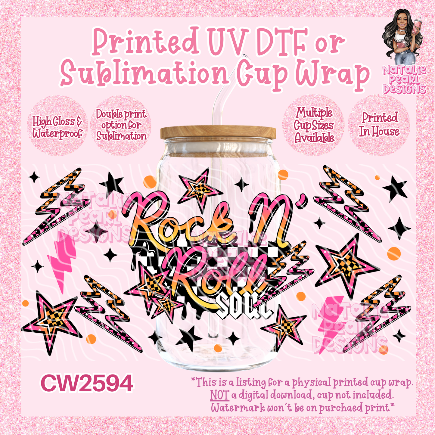 CW2594 UV DTF/SUB Cup Wraps