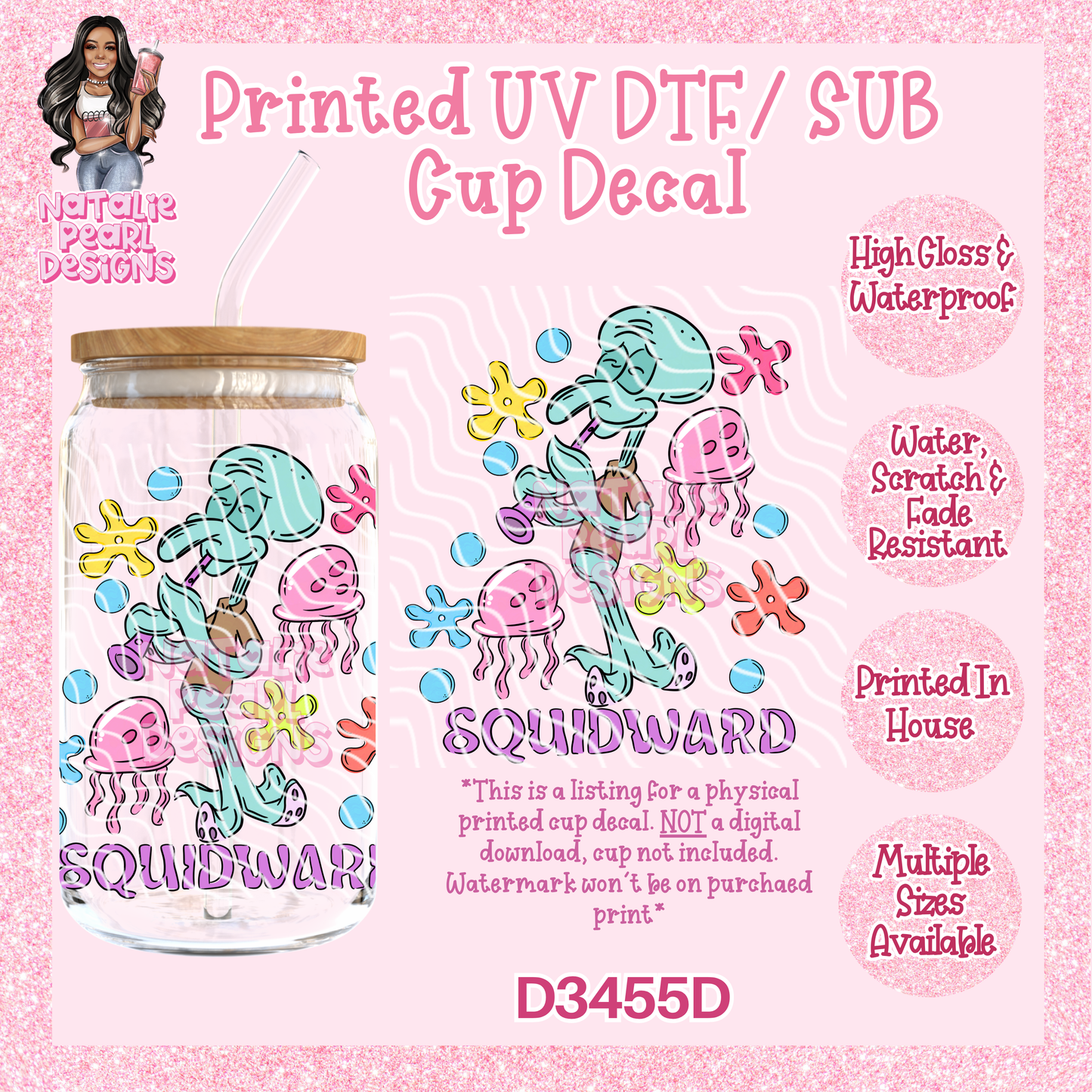D3455D UV DTF/Sub Decal