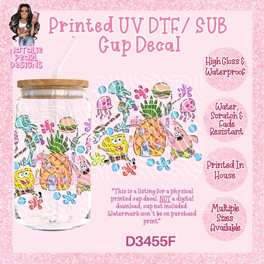 D3455F UV DTF/Sub Decal
