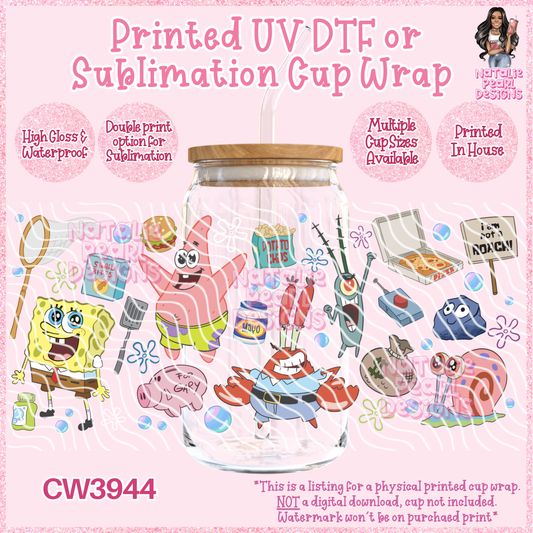 CW3944 UV DTF/SUB Cup Wraps