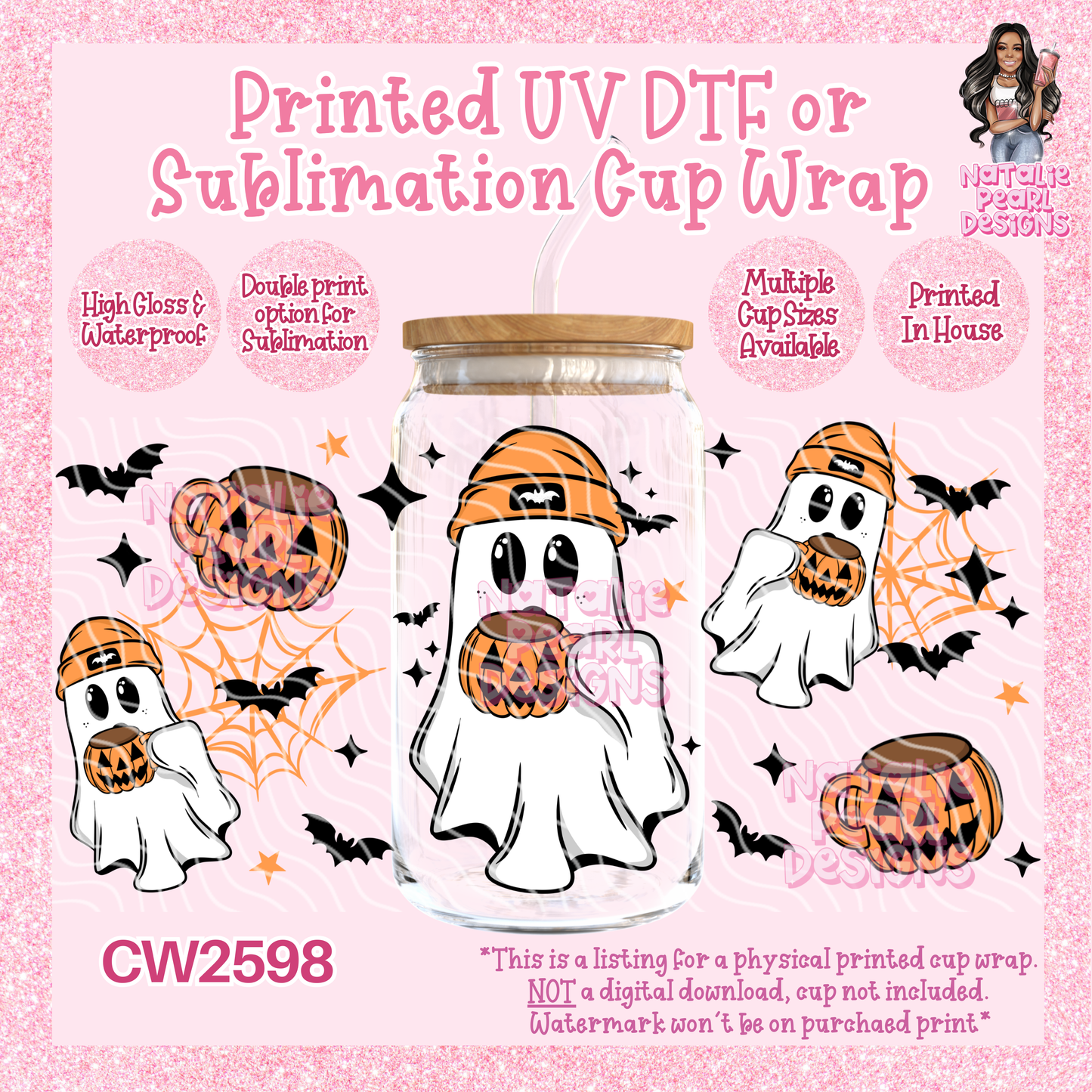 CW2598 UV DTF/SUB Cup Wraps