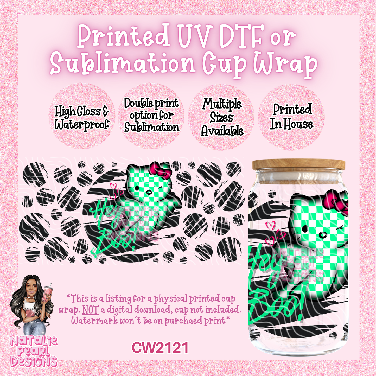 CW2121 UV DTF/SUB Cup Wraps