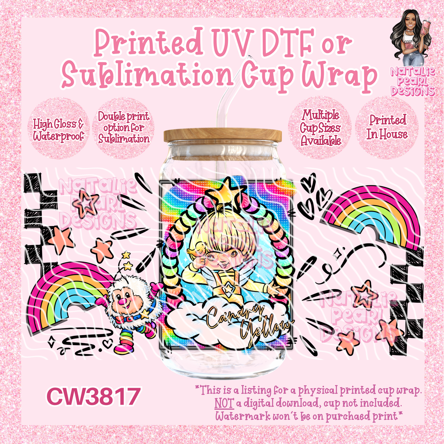 CW3817 UV DTF/SUB Cup Wraps