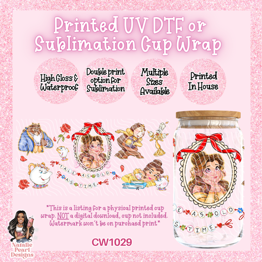 CW1029 UV DTF/SUB Cup Wrap