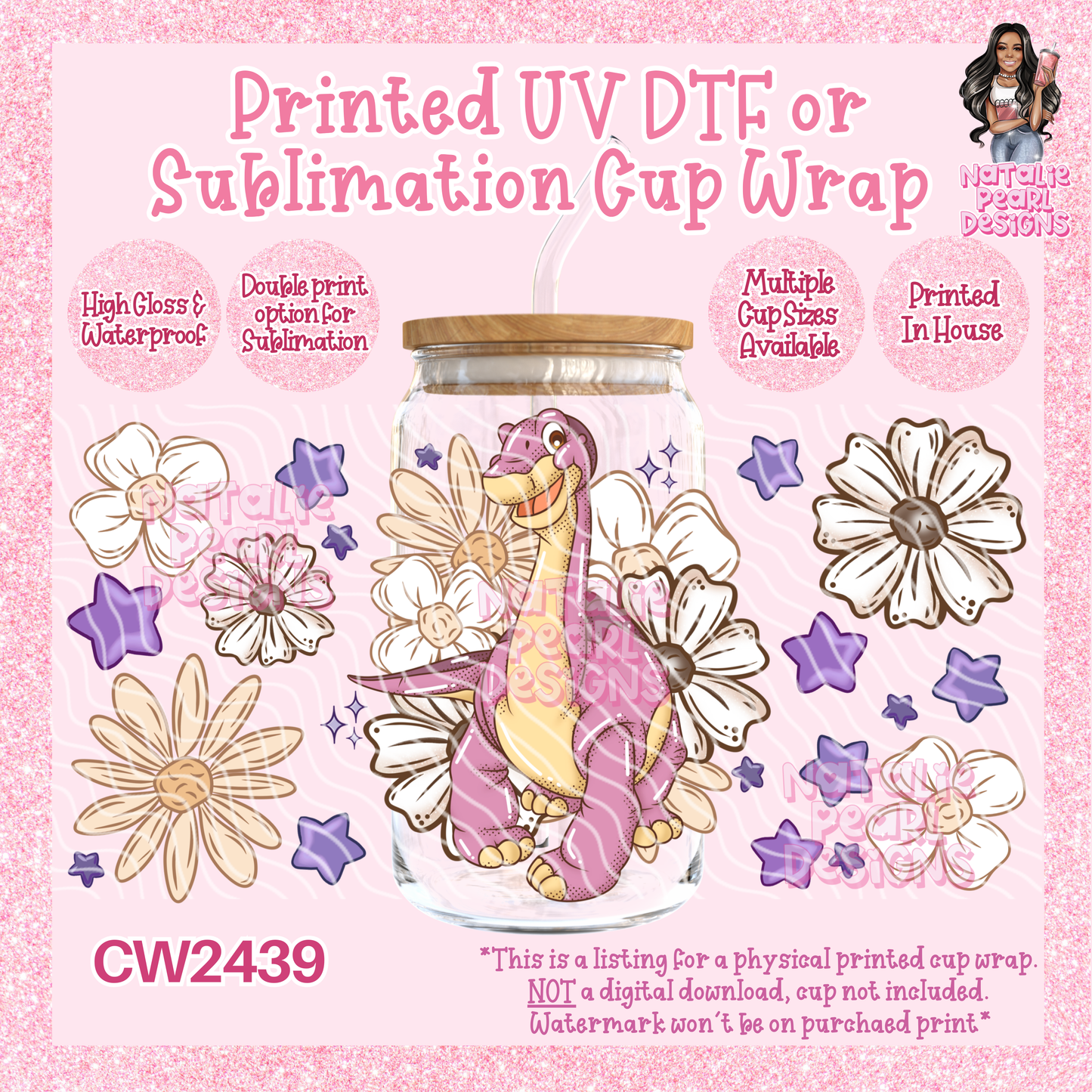 CW2439 UV DTF/SUB Cup Wraps