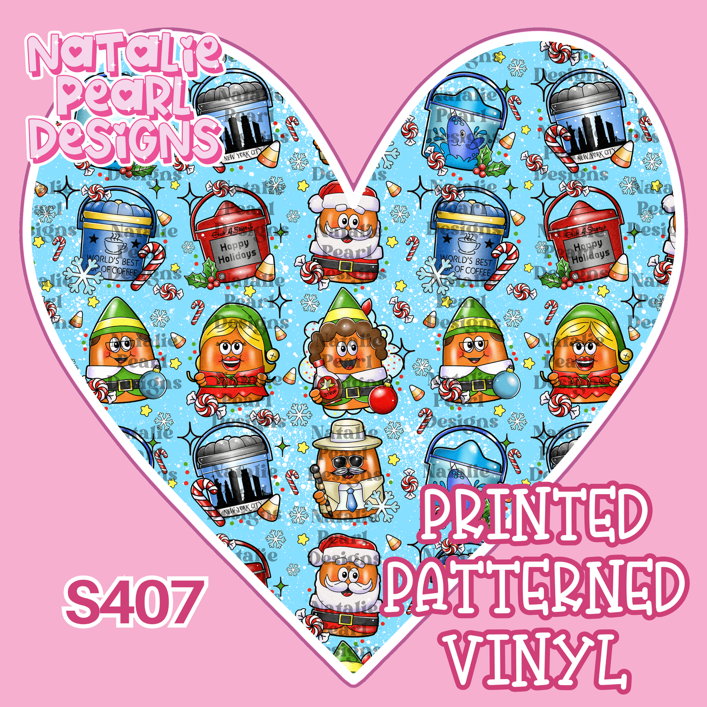 S407 Printed Patterned Vinyl