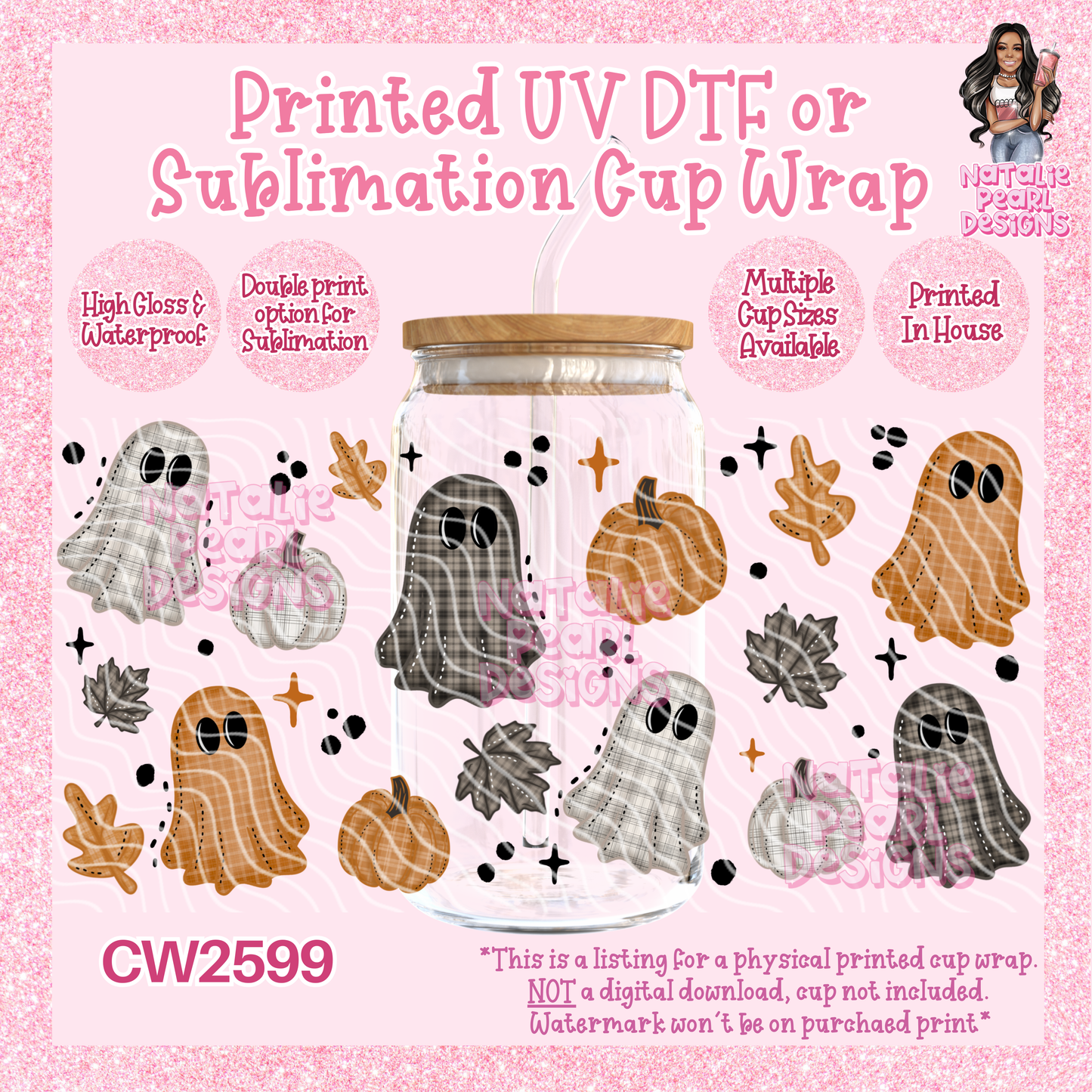 CW2599 UV DTF/SUB Cup Wraps