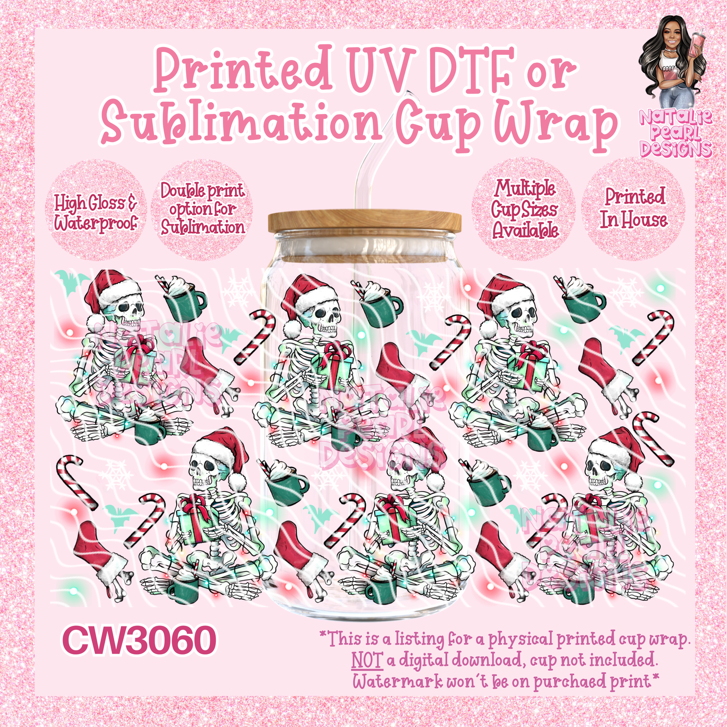 CW3060 UV DTF/SUB Cup Wraps