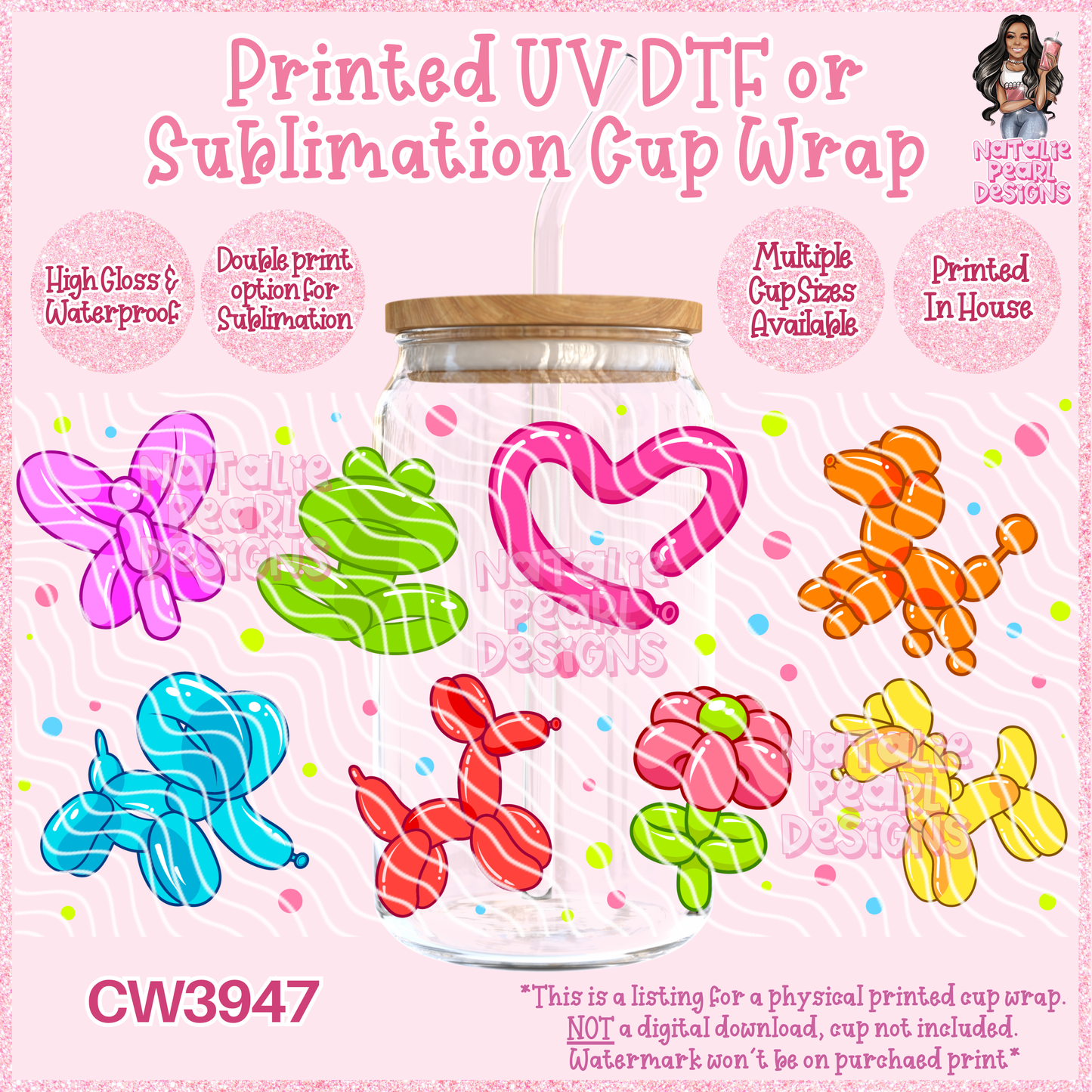 CW3947 UV DTF/SUB Cup Wraps