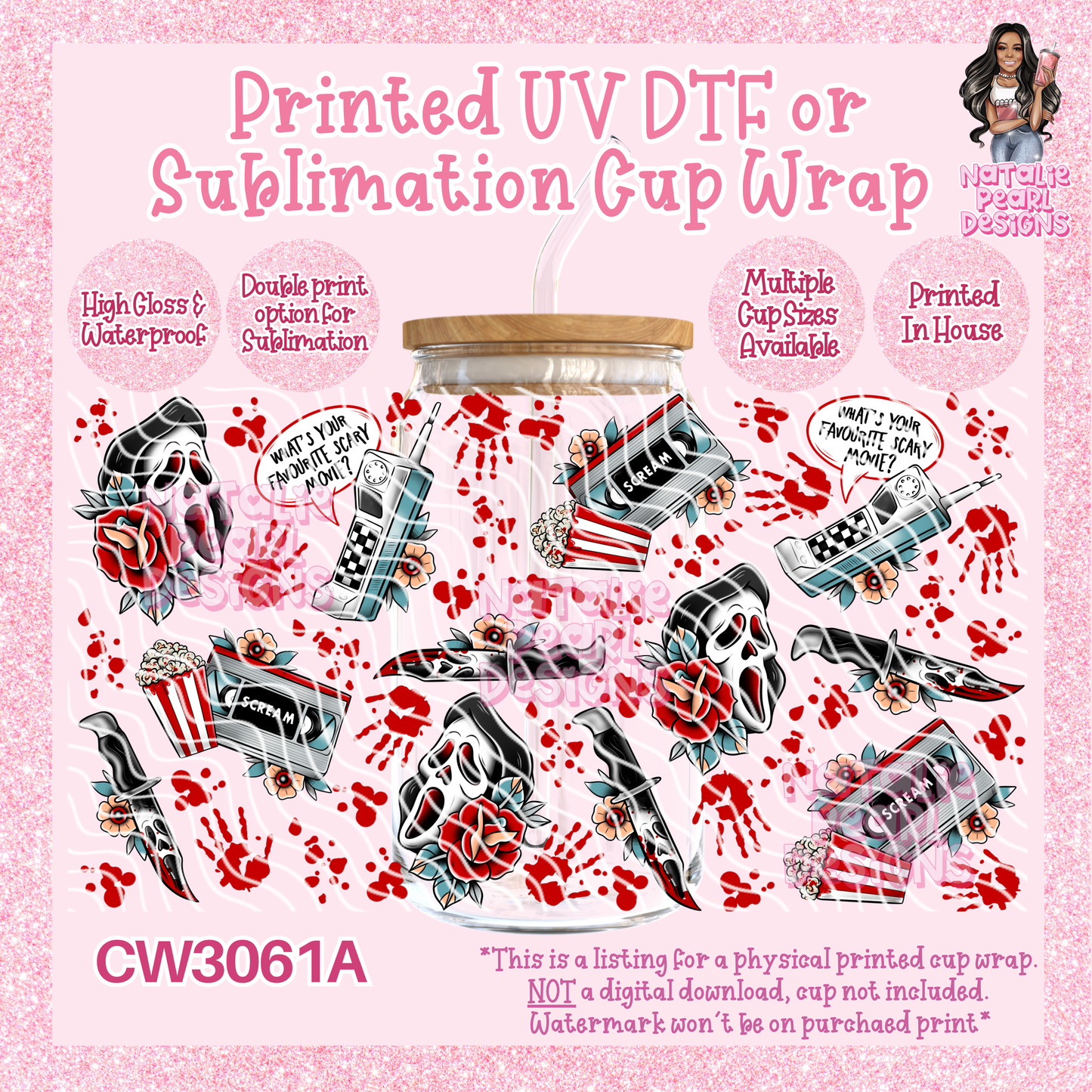 CW3061A UV DTF/SUB Cup Wraps