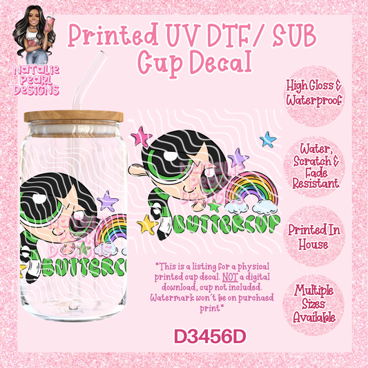 D3456D UV DTF/Sub Decal