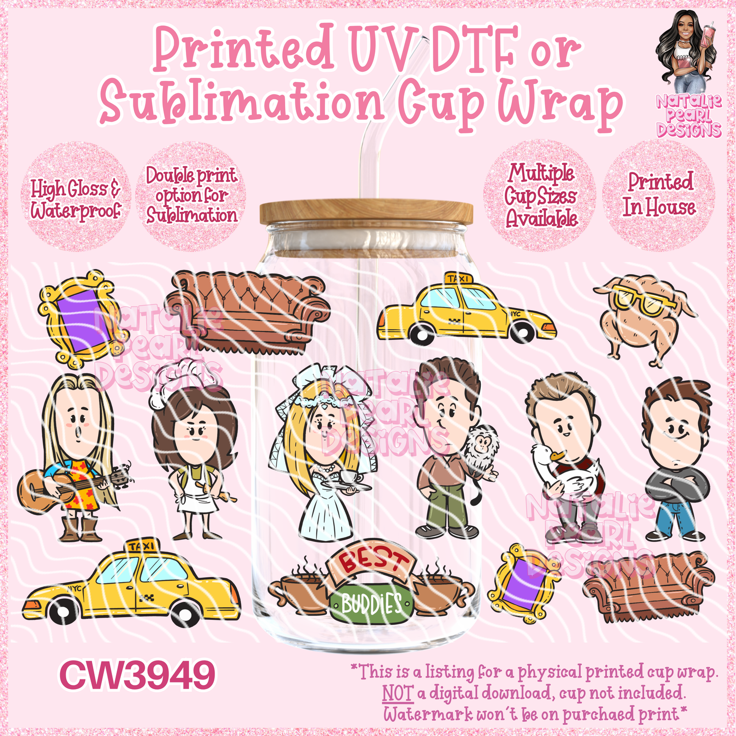 CW3949 UV DTF/SUB Cup Wraps