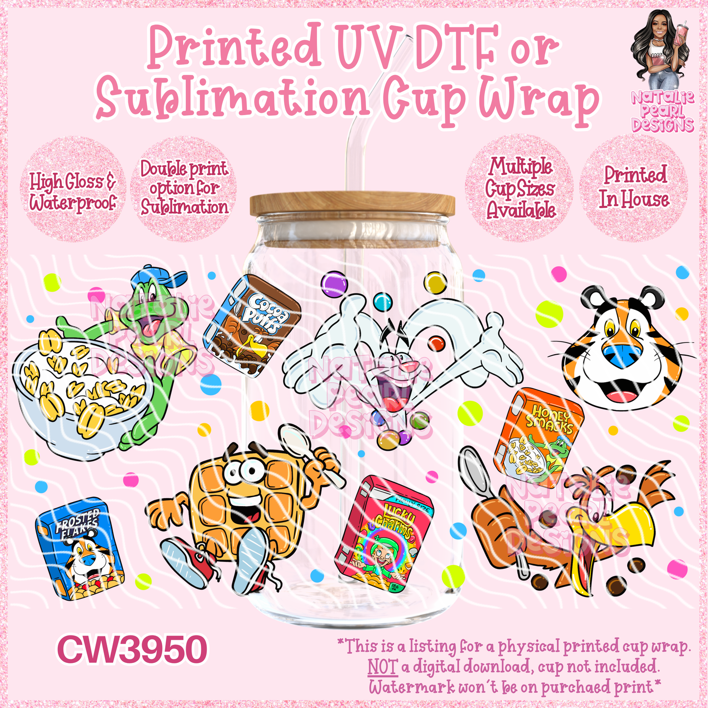 CW3950 UV DTF/SUB Cup Wraps