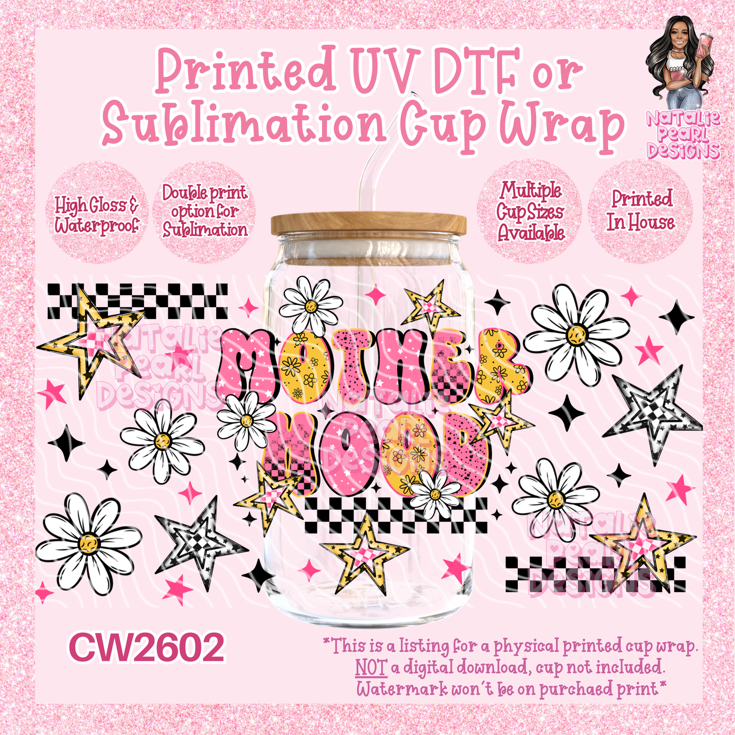 CW2602 UV DTF/SUB Cup Wraps