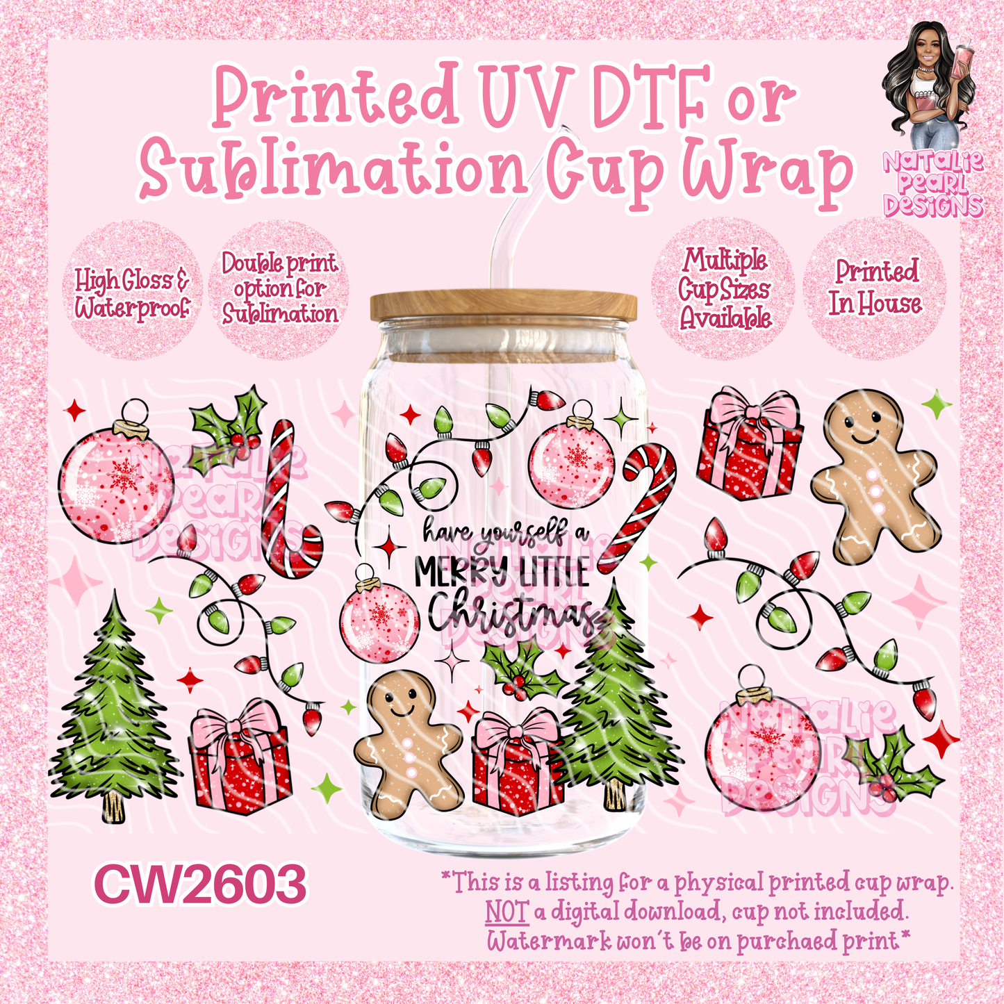 CW2603 UV DTF/SUB Cup Wraps