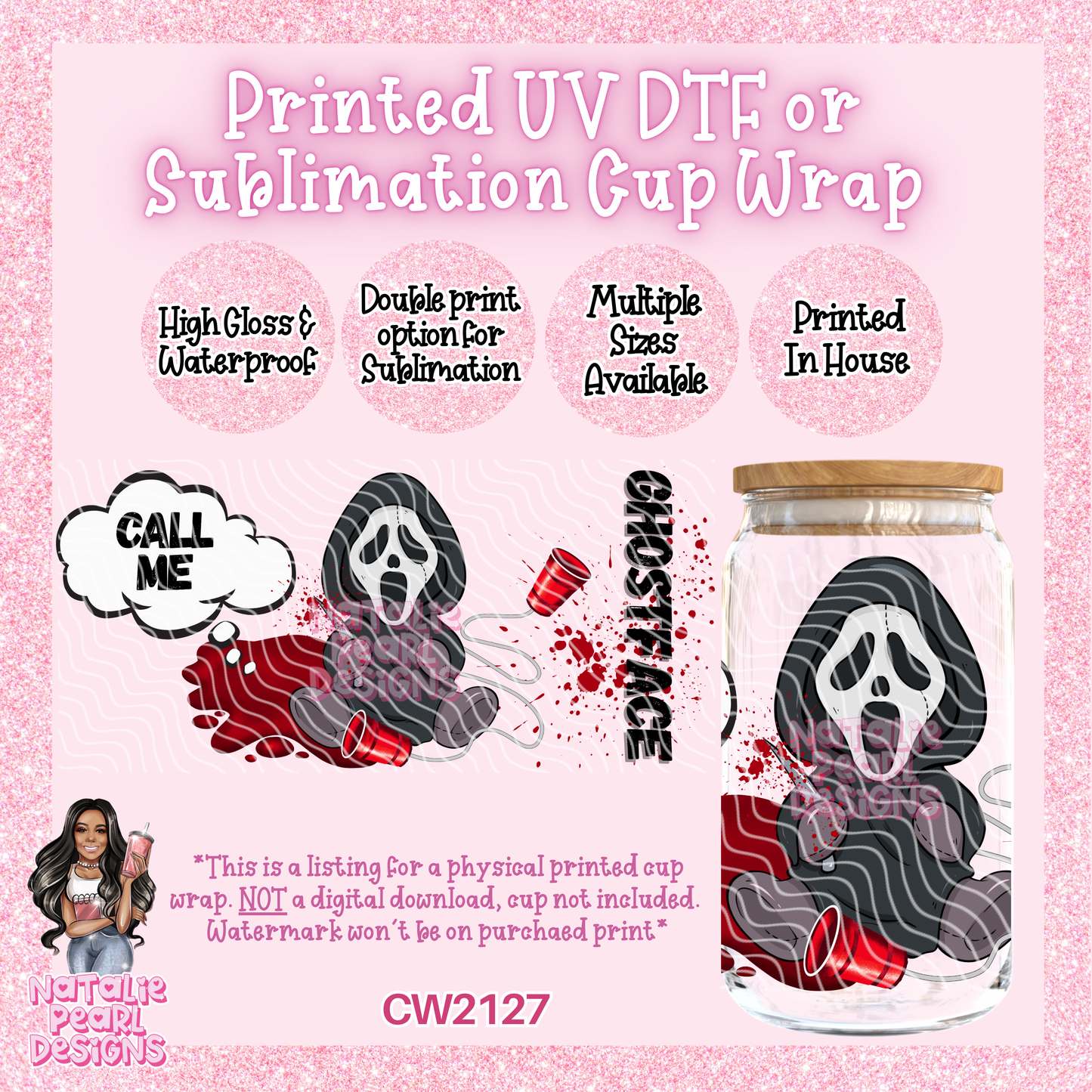 CW2127 UV DTF/SUB Cup Wraps
