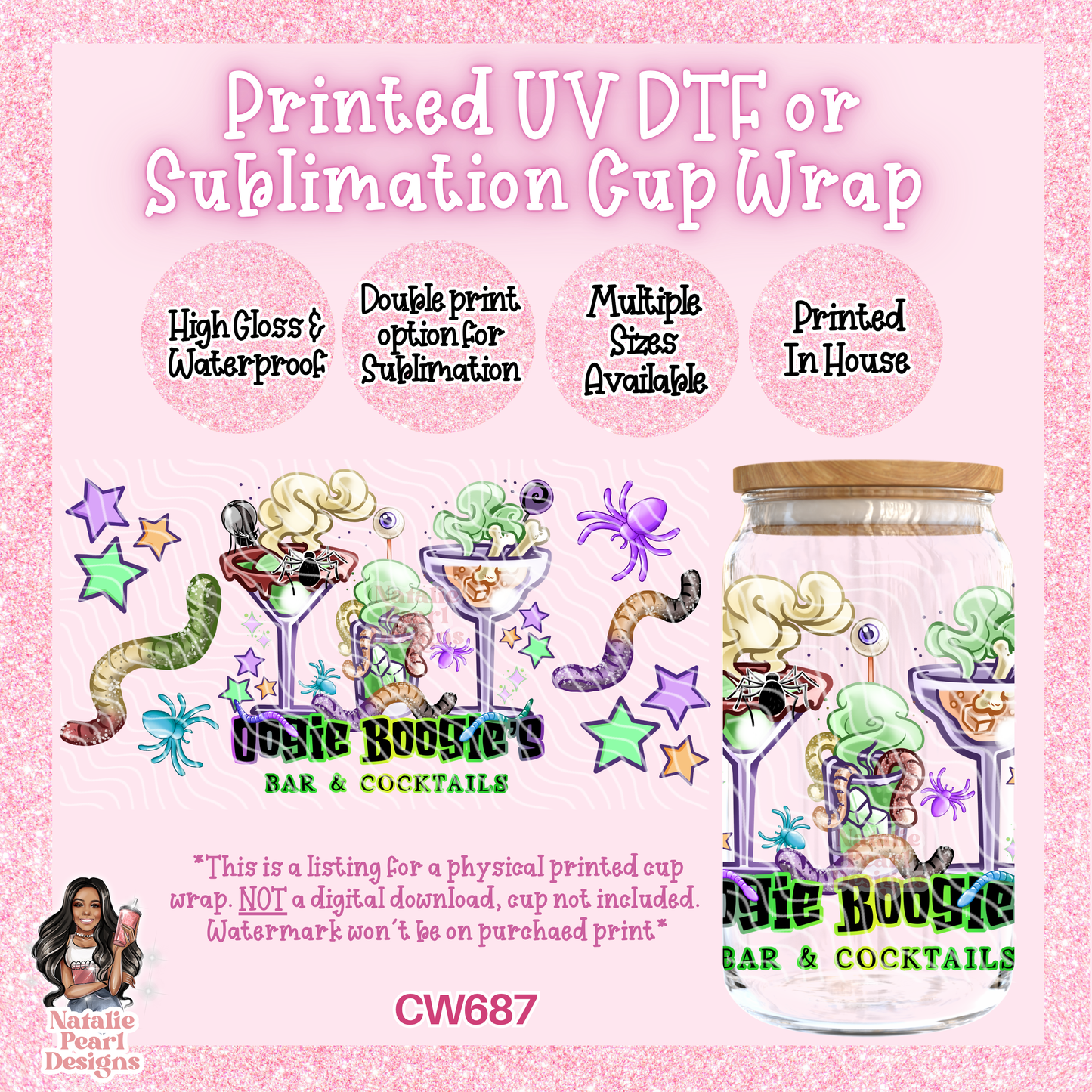 CW687 UV DTF/SUB Cup Wrap