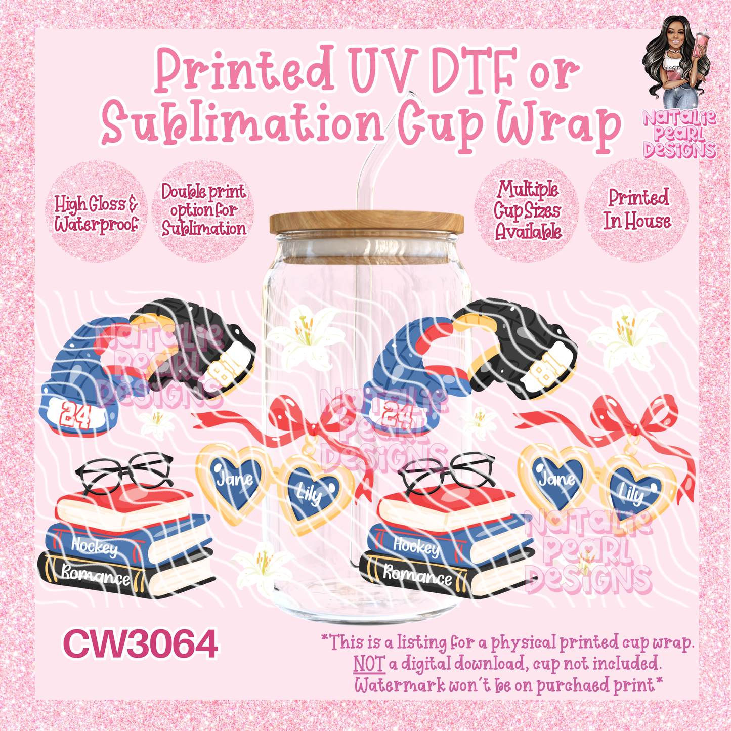 CW3064 UV DTF/SUB Cup Wraps