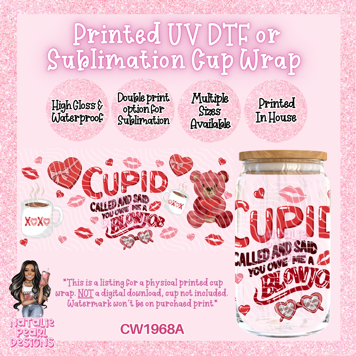 CW1968A UV DTF/SUB Cup Wraps