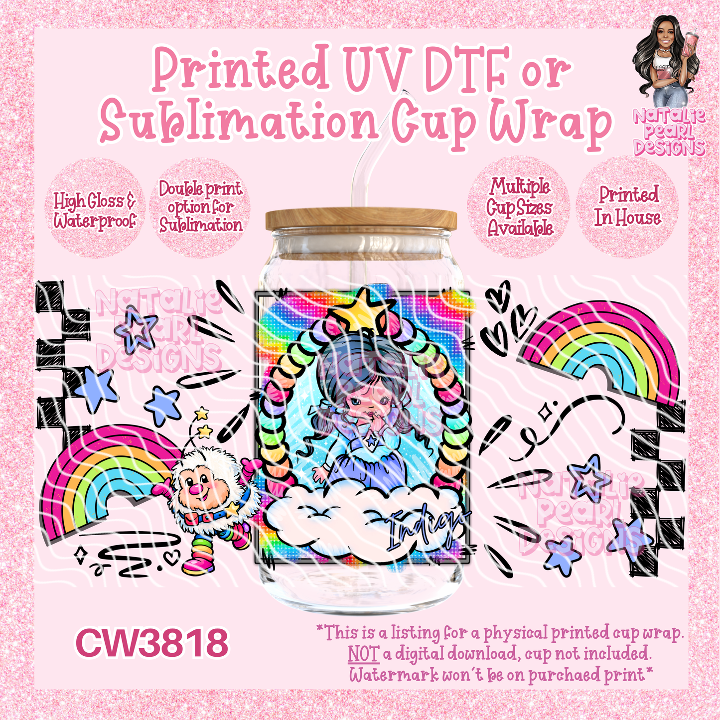 CW3818 UV DTF/SUB Cup Wraps