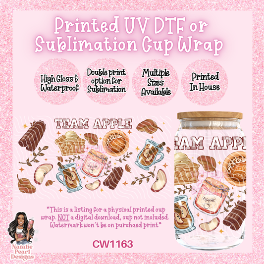 CW1163 UV DTF/SUB Cup Wrap