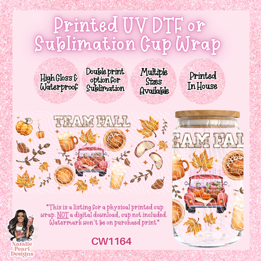 CW1164 UV DTF/SUB Cup Wrap