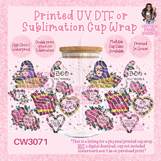 CW3071 UV DTF/SUB Cup Wraps