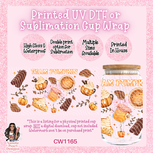 CW1165 UV DTF/SUB Cup Wrap