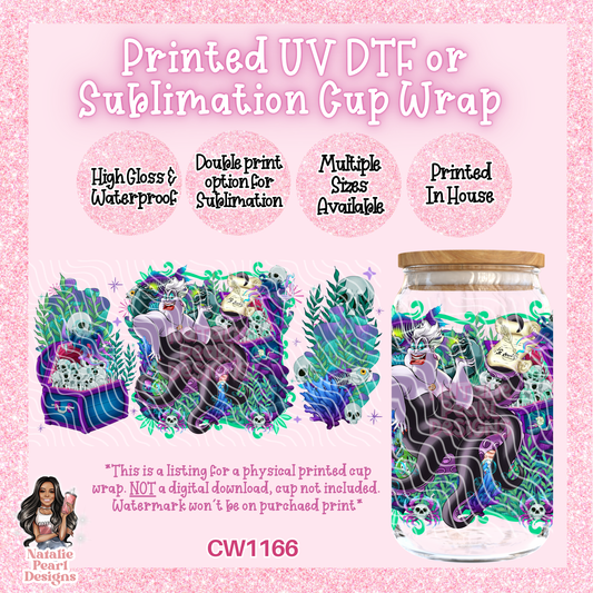 CW1166 UV DTF/SUB Cup Wrap