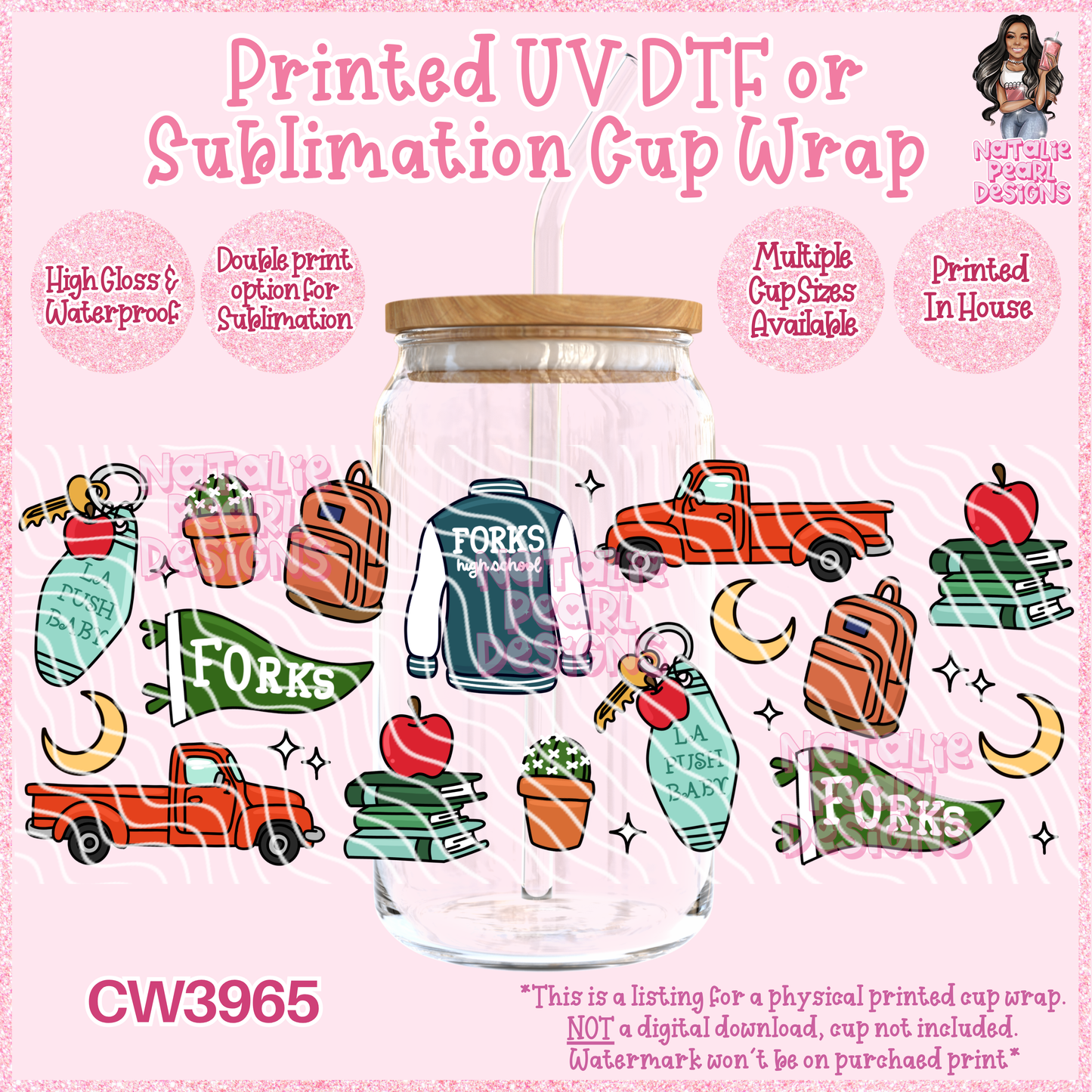 CW3965 UV DTF/SUB Cup Wraps